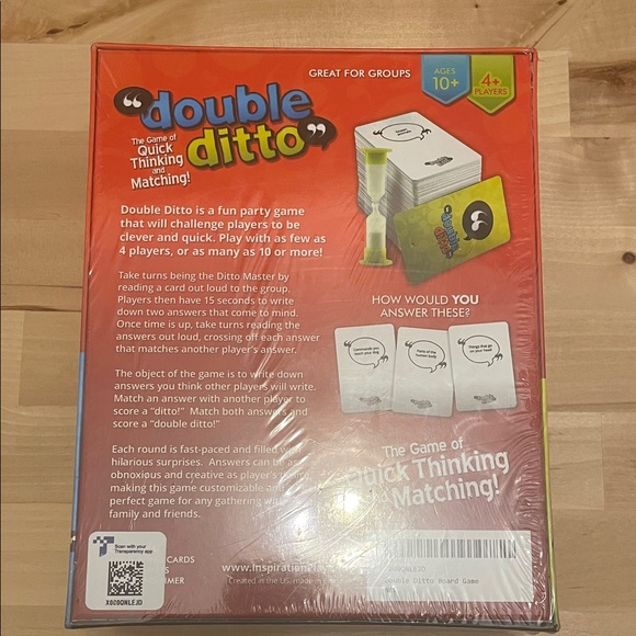 Double Ditto Game - Red, Blue, Orange - Picture 2 of 2